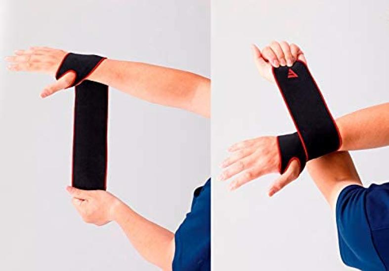 Phiten Chránič na zápěstí RAKUWA Supporter EXTREME, černý, 1 kus, pokročilá technologie Phiten, e-SPORTY [používá Metax]