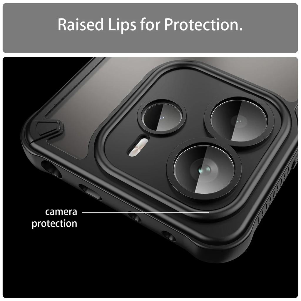 For Redmi Note 14 5G Case Redmi Note 14 Pro 5G Phone Case Redmi Note 14 Pro Plus Matte Back Cover Protection Shockproof Case