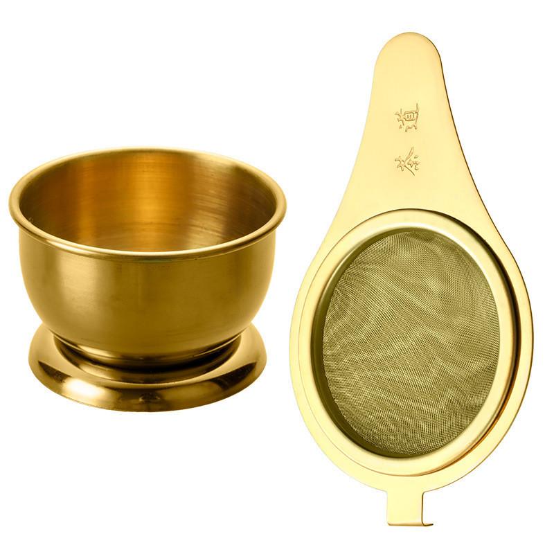 Infuseur à thé réutilisable en acier inoxydable à mailles fines Théière Kungfu Passoire à feuilles de thé Ensemble Diffuseur d'épices Filtre Accessoires de cuisine