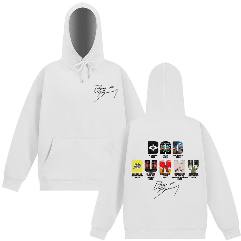 Rapper Bad Bunny Musikalbum Cover Grafik Hoodies Mann Frau Pullover Herbst Winter Mode Langarm Harajuku Sweatshirts