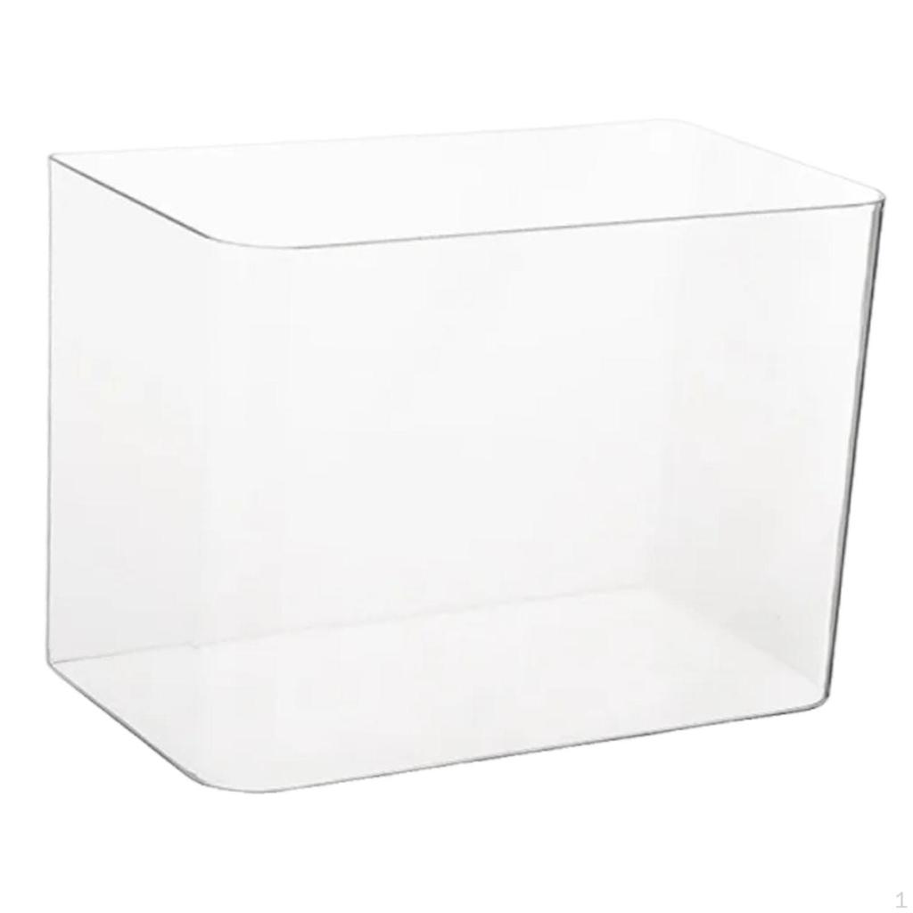 Reptile Tank Terrarium Feeding Box Clear View Supplies Small Fish Habitat for Chameleon Hermit