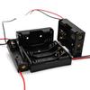 1x 2x 3x 4x AAA Battery Box Case Holder with Wire Leads Side By Side Battery Box Connecting Solder for 1-4pcs AAA Batteries