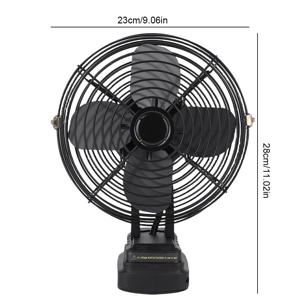 Battery Operated Fan Rechargeable Air Circulator Fan 2 Speed Settings Lithium Battery Desk Fan for Outdoor Travel