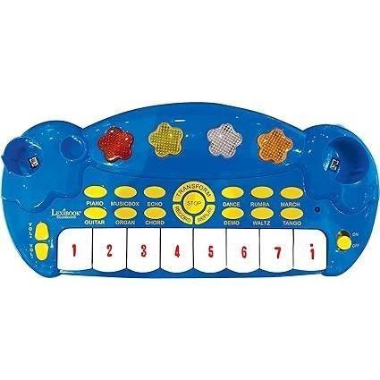 Lexibook - Electronic Drum Kit for Children - Luminous - Complete with Keyboard, Cymbals and Stool - From 3 Years