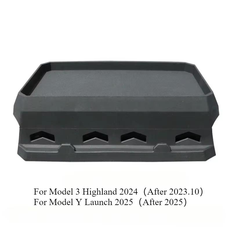 Movable Dashboard Tray for Tesla Model 3 Highland for Model Y Launch 2025 Tissue ETC Phone Holder Storage Box Car Accessories