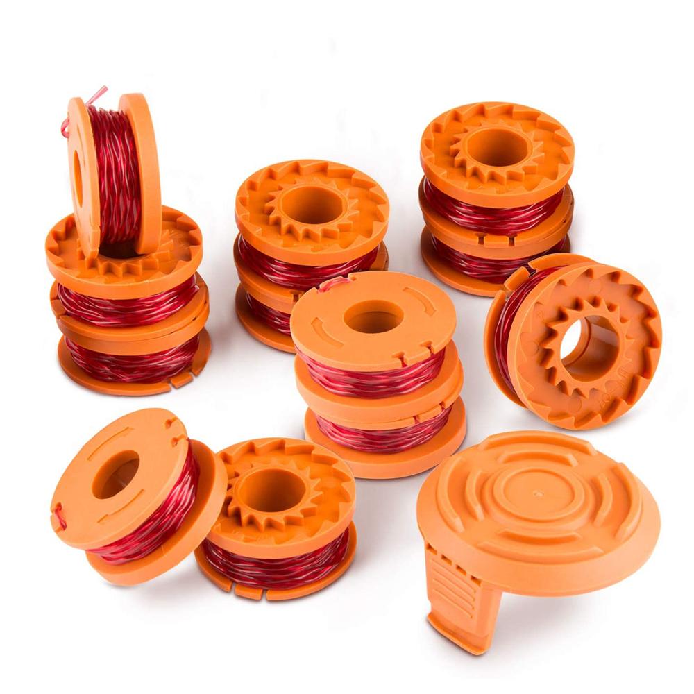 2pcs Durable Compatible Refills Spool Cap with Worx WA0010 Worx Replacement Spools Trimmer Line