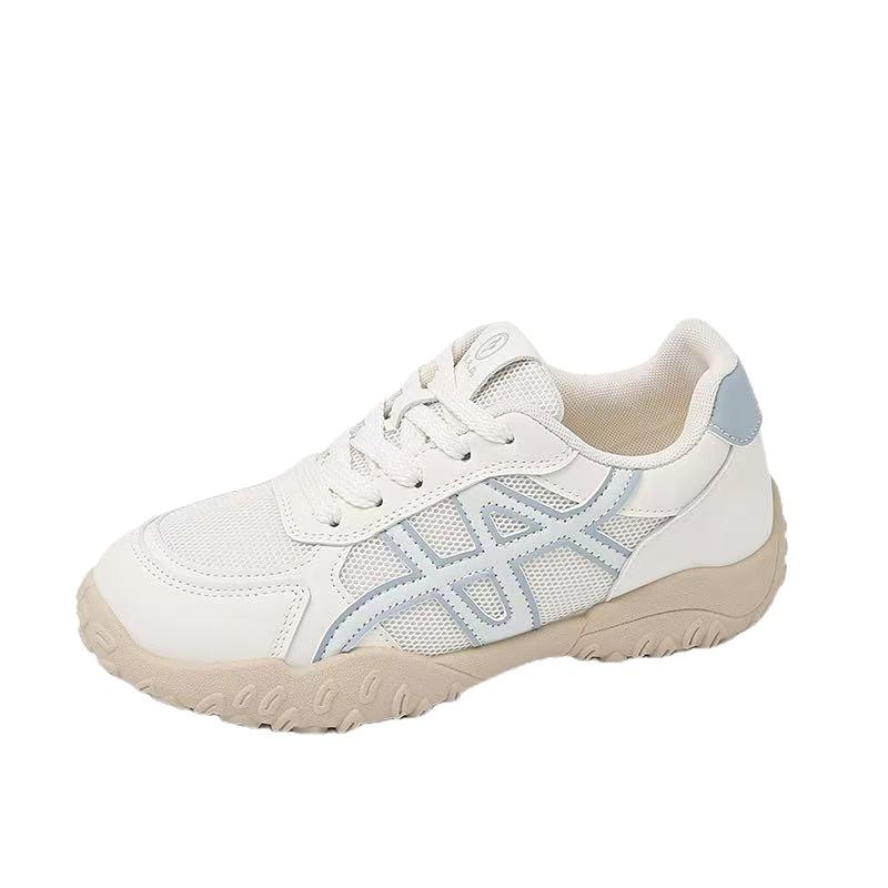 Soft Leather German Training Shoes Women's New Comfortable Forrest Gump Shoes In Autumn and Winter 2025 Breathable Trend Sports and Leisure White Shoe