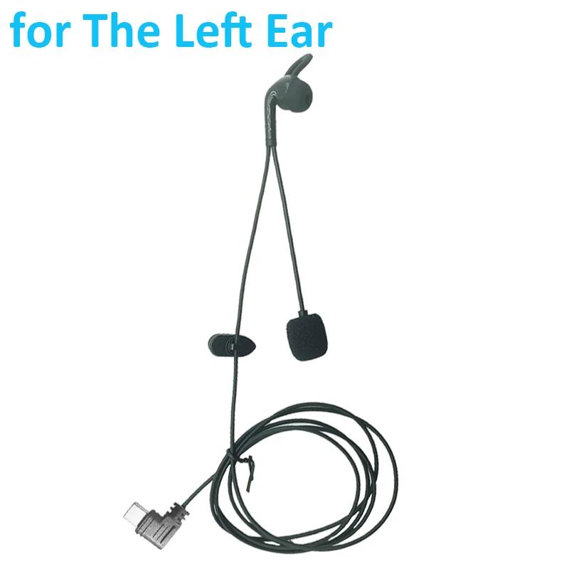 

Type-C Plug Interface In-Ear Referee Headset Suitable For EJEAS V6 Pro+ /V4 Plus Motorcycle Helmet Bluetooth Intercom Headset