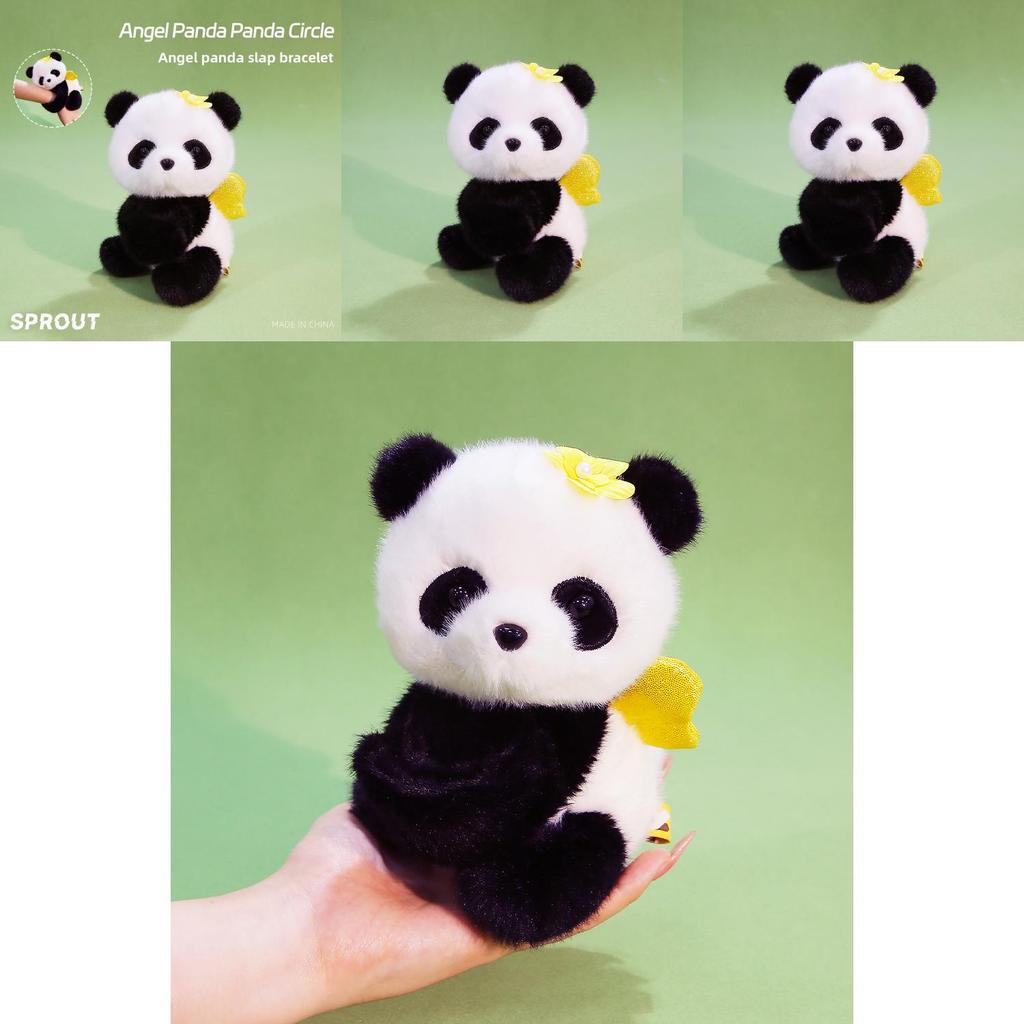 Plush Panda Toy With Soft Polyester Filling For Kids Birthday Gift