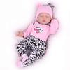 BZDOLL 55 CM Soft Vinyl Reborn Baby Girl 22 Inch Doll Toy Lifelike Realistic Toddler Bebe Gifts for Children