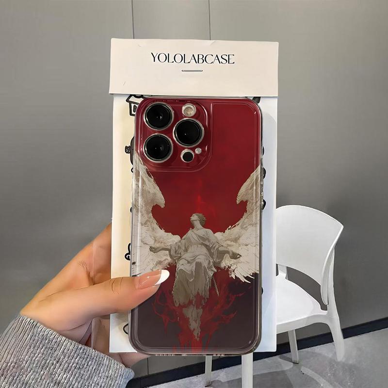 

Blue Melancholy Angel Phone Case For IPhone 17 17Air 16 15 14 13 12 11 Pro Max Phone Case Bumber Cover 16E XR 16 14 Plus iphone 13 Pro