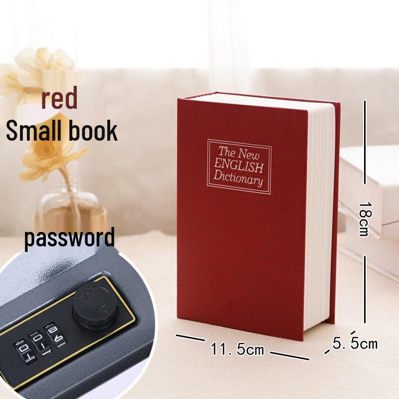 Large Combination Lock Book Safe Piggy Bank for Kids – Cute Birthday Gift for Paper Money and Coins