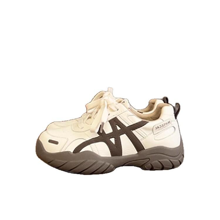 Thick-soled Forrest Gump Training Shoes Women's 2025 New Autumn Versatile Retro Casual Sports Shoes Soft-soled Dad Shoes