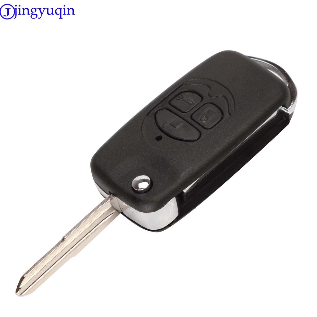 Jingyuqin Modified Folding Remote Key Shell For Chevrolet Buick Excelle 2005-2018 3 Buttons Car Key Shell Cover Case