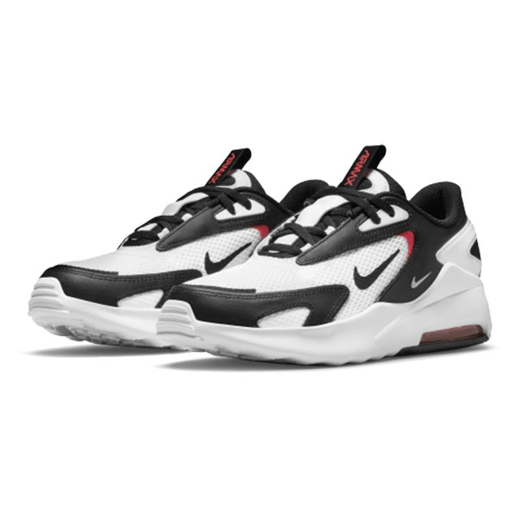 Nike Air Max Bolt Grade School 'Black Bright Crimson' (Unisex) White / Bright Crimson / Black Kids' Running Shoes CW1626 100