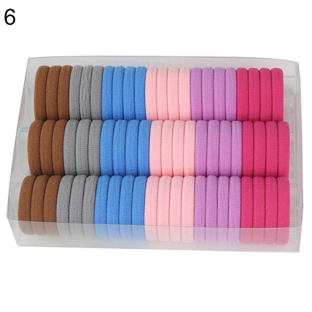 66 unidades crianças bebês meninas cor doce faixa de cabelo elástica anel de corda suporte de rabo de cavalo
