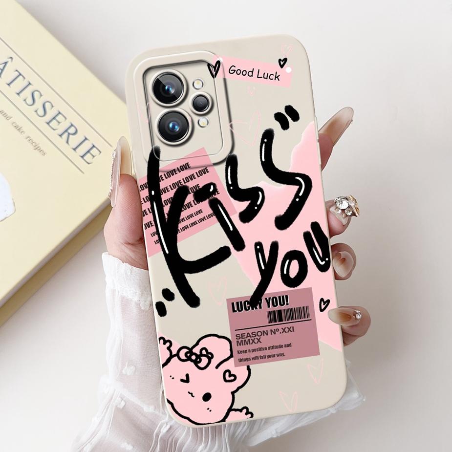 For Realme GT2 Pro Case RMX3301 Cute Fashion Cartoon Cover Shockproof Phone Case For Realme GT 2 Pro RealmeGT2 RMX3310 Soft Bags
