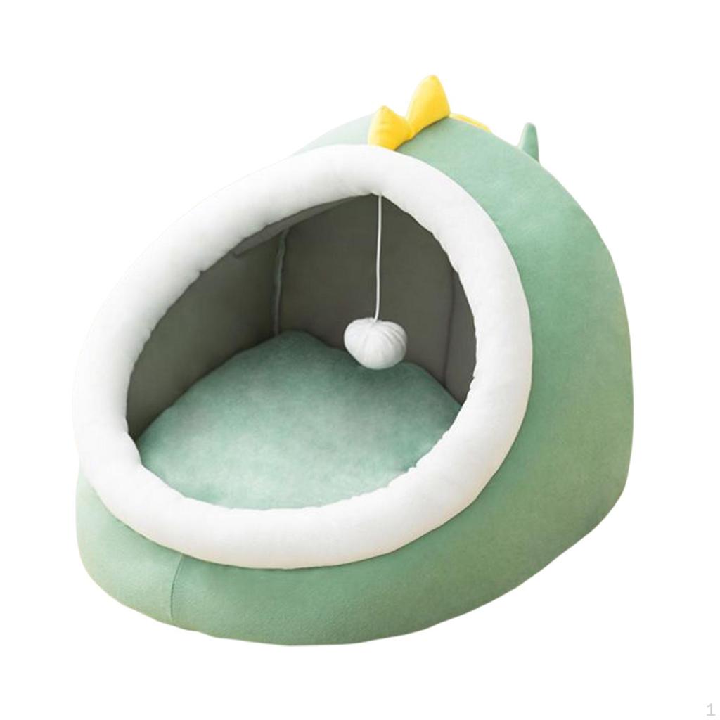 Cat Bed Cave Kitten House Kennels Small Dog Comfortable Plush Soft