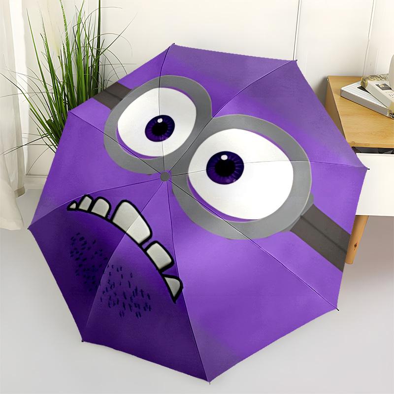 

1pc Minion Automatic Open/Close Umbrella - All-Season Portable Umbrella for Women/Men yy251213083