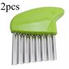 Crinkle Cutter Blade Waffle Fry Cutter Stainless Steel Vegetable Potato Wavy Chopper Knife French Fry Slicer for Carrot Onion