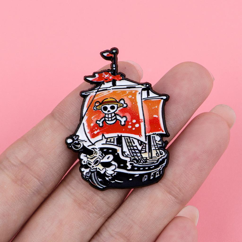 One Piece Anime Brooch Pin Alloy Badge Backpack Clothing Accessories