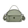 Women's Nylon Shoulder Bag Solid Color Portable Crossbody Bag