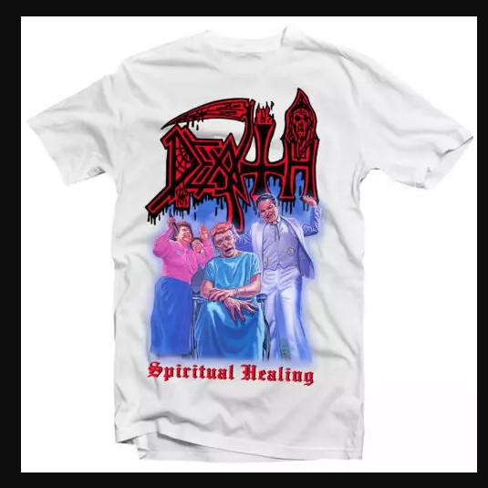 DEATH band Spiritual Healing Men T-shirt size S-5XL Unisex T-Shirt S
