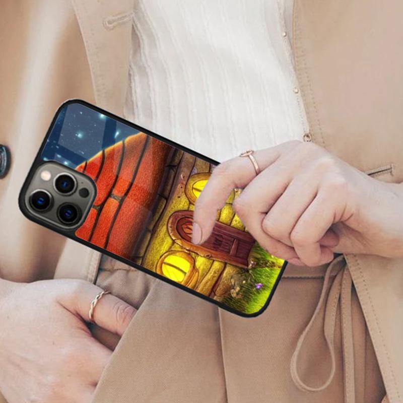 Mushroom House Magnetic Phone Case For APPLE iPhone 17 Air 16 14 13 12 Pro Max 15 Plus Wireless Charge With MagSafe Cover