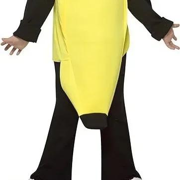 Deluxe Adult Unisex Banana Costume for Halloween Dress up Party & Roleplay Cosplay Spandex Material Funny Ecoparty Outfit
