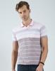 Mens Striped Collar Neck T-Shirt