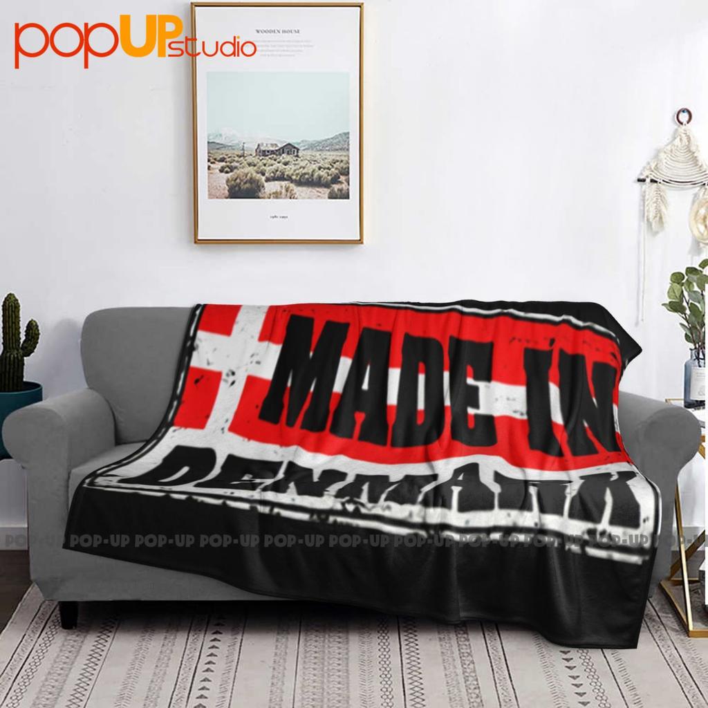 Used Look Made In Denmark Flagge Dänische Ultra-Weiche Decke Steppdecke Winter Sofabezug Bettbezüge