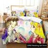 3D Print Manga Candy Anime Bedding Set Bedroom Soft Modern Bedspreads Comefortable Kids Duvet Cover Quilt Cover And Pillowcase