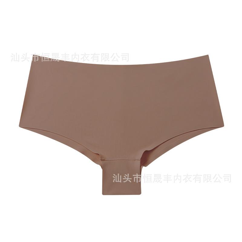 Seamless Sports Invisible Briefs: Close-fitting, Breathable and Comfortable, Ice-Silk, Hip-Hugging Ladies’ Briefs