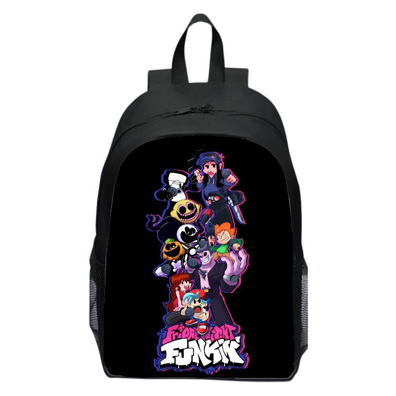 Friday Night Funkin Children's Backpack Fashion Backpack for Primary, Secondary, and High School Students