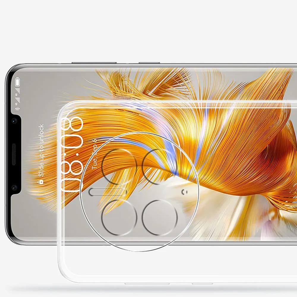For Huawei Mate 50 Pro Case Clear Silicone Soft TPU Back Cover For Huawei Mate 50 Funda For Huawei Mate 50 E Transparent Coque
