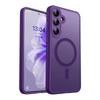 Luxury Matte Phone Case For Samsung Galaxy S25 S24 S23 Ultra Plus S25Ultra S24Ultra S23Ultra S24FE Magsafe Wireless Charge Cover