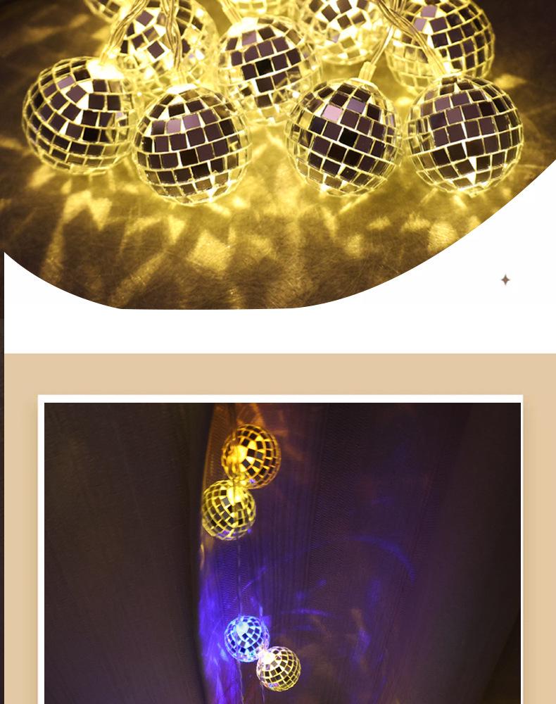 LED Moroccan Solar Festival String Lights - Christmas Bar Decoration