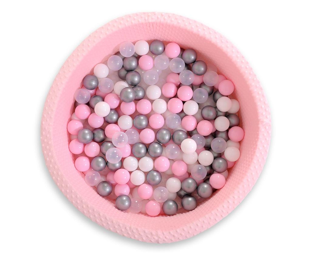 Minky dry pool H-40 cm with 200 balls - pink