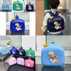 Trendy Led Flashing Children's Eggshell Backpack With Cute Dinosaur And Rabbit Design