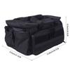 Thick Padded Base Tool Storage Bag Black Color Water Resistant Tool Bag  Outdoor Activities