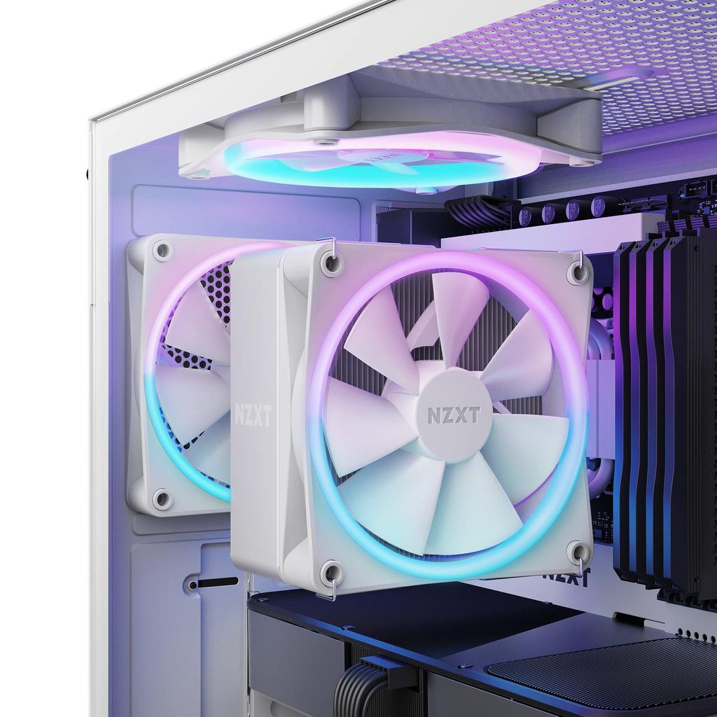 Refroidisseur de processeur NZXT T120 à refroidissement par air, blanc FN1806 RC-TN120-W1