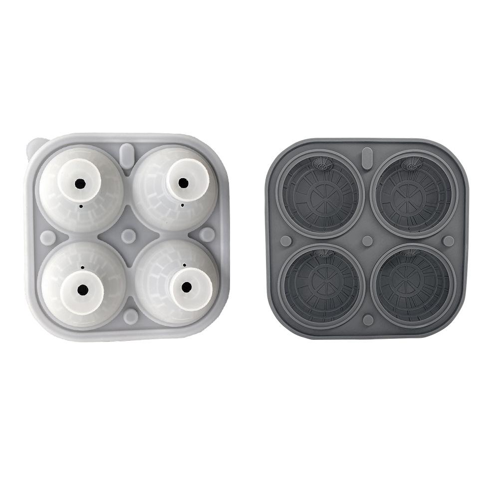 Round Silicone Interstellar Ice Ball Mold for Whiskey - The Wandering Earth Design Whiskey Ice Mold