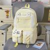 Schoolbagins niche plaid style schoolbag female cute foreign style junior high school girls primary school students grades 1-1 large capacity double 
