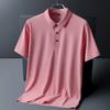 Large Size 8XL Summer Men Polo Shirt Casual Loose Ice Silk Short Sleeve T Shirt Men Quick-drying Business Men Wear