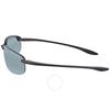 Maui Jim Ho Okipa Grey Oval Men S SunglaSSeS 407 02 64
