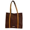 Blue Label Nova Check Shoulder Canvas Tote Bag Brown Canvas Used