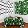 Soccer Grass Design Football Theme Tablecloth Plastic Soccer Banner  Party Decorations