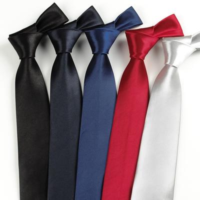 8cm Men's Black Tie Business Professional Formal Team Plain Hand Tie Clothes Sale