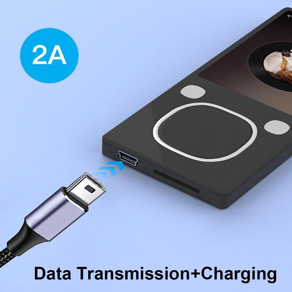 Digital Camera USB-C to Mini 5-Pin Cord Data Sync OTG Line 90 Degree USB Type C To Mini USB Cable