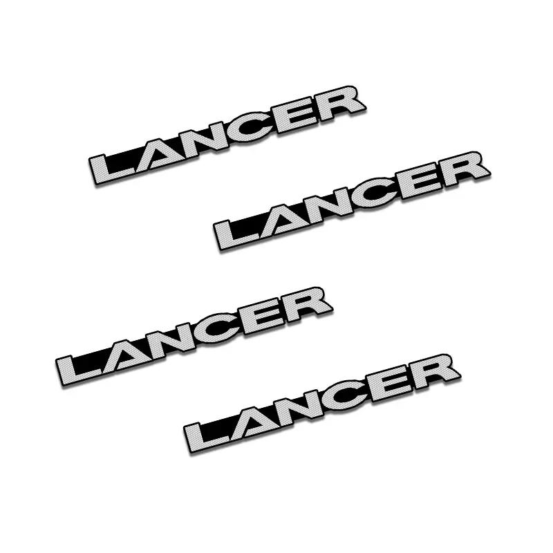 

4PCS Metal Car Audio Sticker Interior Badge For Mitsubishi Ralliart ASX Lancer Cordia Pajero Mirage Triton Outlander L200 EVO